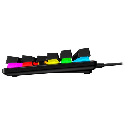 Клавіатура механічна HyperX Alloy Origins Core PBT 87key, AqUK, USB-A, EN/UA, RGB, чорний (639N9AA)