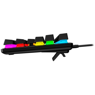 Клавіатура механічна HyperX Alloy Origins Core PBT 87key, AqUK, USB-A, EN/UA, RGB, чорний (639N9AA)