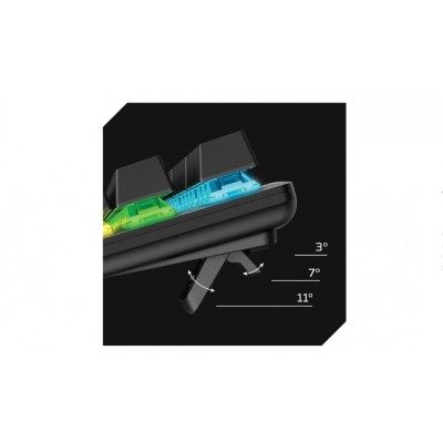 Клавіатура механічна HyperX Alloy Origins Core PBT 87key, AqUK, USB-A, EN/UA, RGB, чорний (639N9AA)