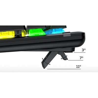 Клавіатура механічна HyperX Alloy Origins PBT 104key, AqUK, USB-A, EN/RU, RGB, чорний (639N5AA)