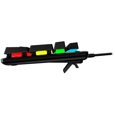 Клавіатура механічна HyperX Alloy Origins PBT 104key, Red, USB-A, EN/UA, RGB, чорний (639N3AA)