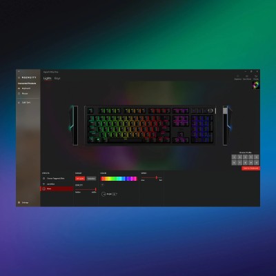 Клавіатура механічна HyperX Alloy Rise 106key, Red, USB-A, EN/UA, RGB, чорний (7G7A3AA)