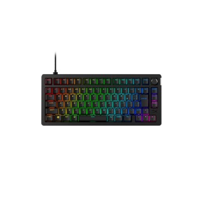 Клавіатура механічна HyperX Alloy Rise 75key, Red, USB-A, EN/UA, RGB, чорний (7G7A4AA)