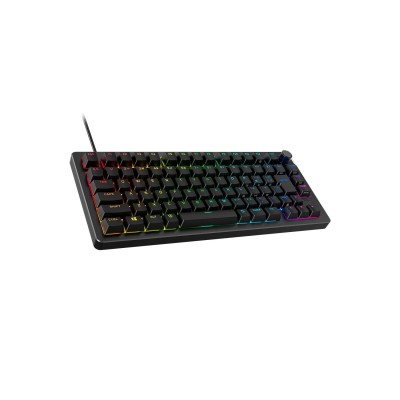 Клавіатура механічна HyperX Alloy Rise 75key, Red, USB-A, EN/UA, RGB, чорний (7G7A4AA)