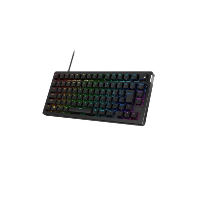 Клавіатура механічна HyperX Alloy Rise 75key, Red, USB-A, EN/UA, RGB, чорний (7G7A4AA)