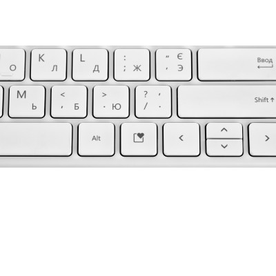 Клавіатура ножнична Microsoft Designer Compact 79key, BT, EN/UK/RU, білий (21Y-00041) Клавіатура ножнична Microsoft Designer Compact 79key, BT, EN/UK/RU, білий (21Y-00041)