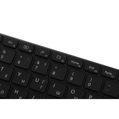 Клавіатура ножнична Microsoft Designer Compact 79key, BT, EN/UK/RU, чорний (21Y-00011)