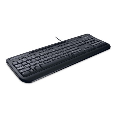 Комплект клавіатура та миша Microsoft Wired Desktop 600 USB-A, EN/UK/RU, чорний (APB-00011)