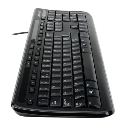 Комплект клавіатура та миша Microsoft Wired Desktop 600 USB-A, EN/UK/RU, чорний (APB-00011)