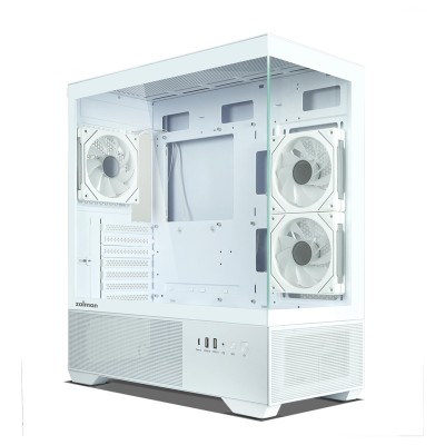 Корпус Zalman Chronix без БЖ, 1xUSB3.0, 1xUSB2.0, 1x Type C, 2x120мм ARGB Reverse, 1x120мм ARGB, VGA 410мм, LCS ready, TG Side/F