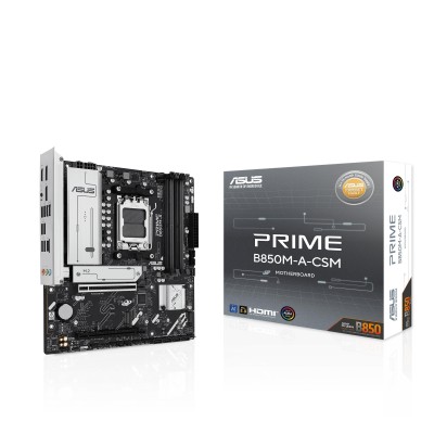 Материнcька плата ASUS PRIME B850M-A-CSM sAM5 B850 4xDDR5 M.2 HDMI DP mATX (90MB1LQ0-M0EAYC)