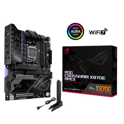 Материнcька плата ASUS ROG CROSSHAIR X870E APEX sAM5 X870E 4xDDR5 M.2 USB Type-C WiFi BT ATX (90MB1KR0-M0EAY0)