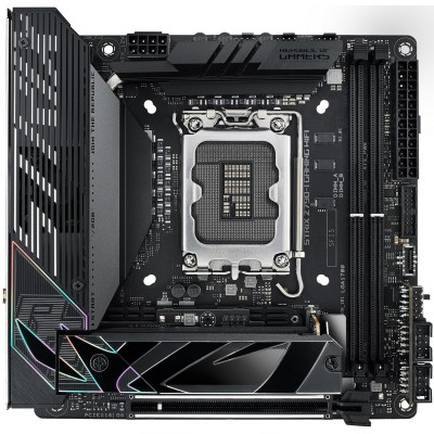 Материнcька плата ASUS ROG STRIX Z790-I GAMING WIFI s1700 Z790 2xDDR5 M.2 HDMI Thunderbolt Wi-Fi BT mITX (90MB1CM0-M0EAY0)