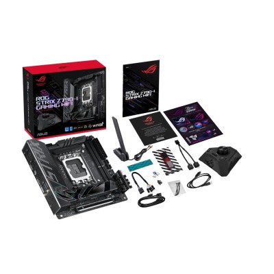Материнcька плата ASUS ROG STRIX Z790-I GAMING WIFI s1700 Z790 2xDDR5 M.2 HDMI Thunderbolt Wi-Fi BT mITX (90MB1CM0-M0EAY0)