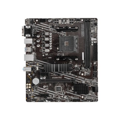 Материнcька плата MSI A520M PRO sAM4 A520 2xDDR4 M.2 HDMI DVI DP mATX (911-7D14-020)