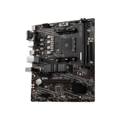 Материнcька плата MSI A520M PRO sAM4 A520 2xDDR4 M.2 HDMI DVI DP mATX (911-7D14-020)