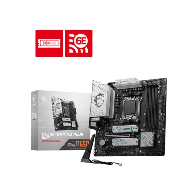 Материнcька плата MSI B650M GAMING PLUS WIFI sAM5 B650 4xDDR5 HDMI DP WiFi BT mATX (911-7E24-013)