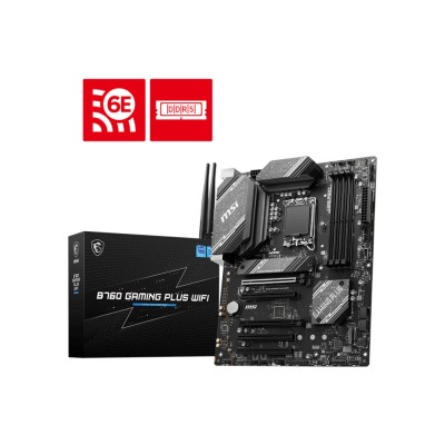 Материнcька плата MSI B760 GAMING PLUS WIFI B760 4xDDR5 M.2 HDMI DP WiFi BT ATX (911-7D98-046)