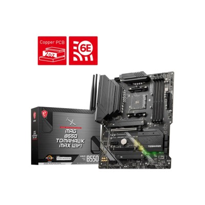 Материнcька плата MSI MAG B550 TOMAHAWK MAX WIFI sAM4 B550 4xDDR4 M.2 HDMI DP WiFi BT ATX (911-7C91-062)