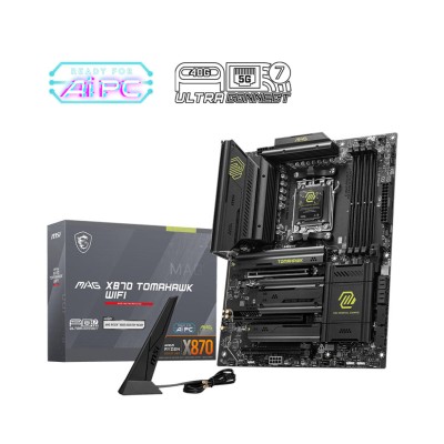 Материнcька плата MSI MAG X870 TOMAHAWK WIFI sAM5 X870 4xDDR5 HDMI WiFi BT ATX (911-7E51-010) Материнcька плата MSI MAG X870 TOMAHAWK WIFI sAM5 X870 4xDDR5 HDMI WiFi BT ATX (911-7E51-010)