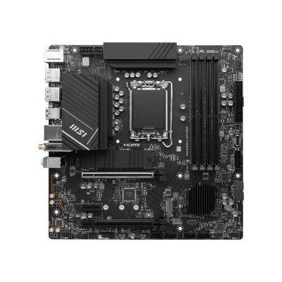 Материнcька плата MSI PRO B760M-A WIFI DDR4 s1700 B760 4xDDR4 M.2 HDMI DP WiFi BT mATX (911-7D99-055)
