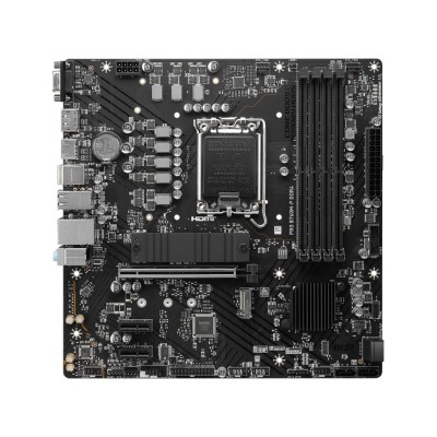 Материнcька плата MSI PRO B760M-P DDR4 s1700 B760 4xDDR4 M.2 HDMI DP D-Sub mATX (911-7E02-027)