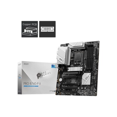 Материнcька плата MSI PRO B760-P II s1700 B760 4xDDR5 M.2 HDMI DP ATX (911-7E29-009)
