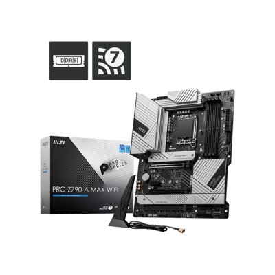 Материнcька плата MSI PRO Z790-A MAX WIFI s1700 Z790 4xDDR5 HDMI DP Wi-Fi BT ATX (911-7E07-025)