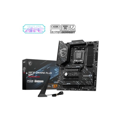 Материнcька плата MSI X870 GAMING PLUS WIFI sAM5 X870 4xDDR5 M.2 HDMI WiFi BT ATX (911-7E47-005) Материнcька плата MSI X870 GAMING PLUS WIFI sAM5 X870 4xDDR5 M.2 HDMI WiFi BT ATX (911-7E47-005)