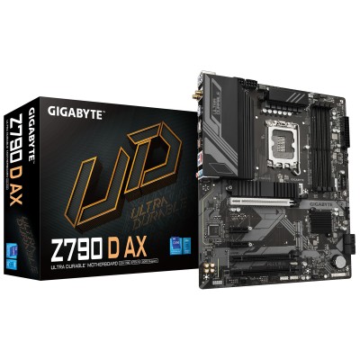 Материнська плата GIGABYTE Z790 D AX s1700 Z790 4xDDR5 M.2 HDMI DP ATX (Z790_D_AX)