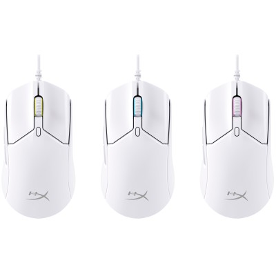 Миша HyperX Pulsefire Haste 2, RGB, USB-A, USB, білий (6N0A8AA) Миша HyperX Pulsefire Haste 2, RGB, USB-A, USB, білий (6N0A8AA)
