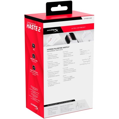 Миша HyperX Pulsefire Haste 2, RGB, USB-A, USB, білий (6N0A8AA) Миша HyperX Pulsefire Haste 2, RGB, USB-A, USB, білий (6N0A8AA)