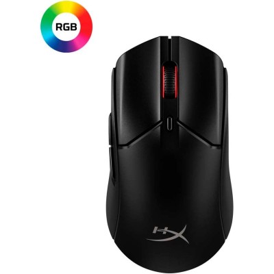 Миша HyperX Pulsefire Haste 2, RGB, USB-A/WL/BT, чорний (6N0B0AA) Миша HyperX Pulsefire Haste 2, RGB, USB-A/WL/BT, чорний (6N0B0AA)