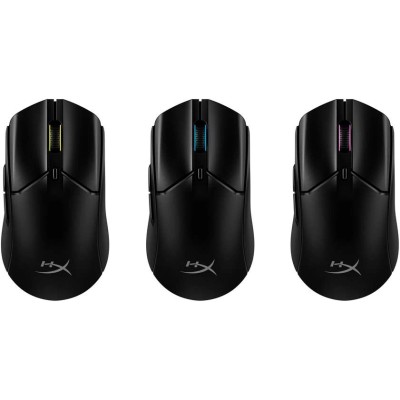 Миша HyperX Pulsefire Haste 2, RGB, USB-A/WL/BT, чорний (6N0B0AA) Миша HyperX Pulsefire Haste 2, RGB, USB-A/WL/BT, чорний (6N0B0AA)