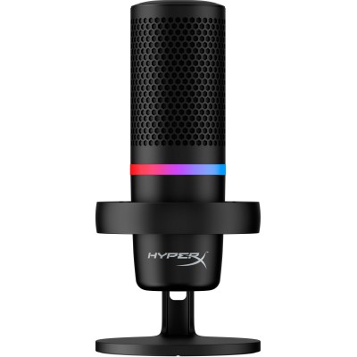 Мікрофон геймінговий HyperX DuoCast, Omni/Bi, USB-A, 2м, NGenuity, RGB, чорний (4P5E2AA) Мікрофон геймінговий HyperX DuoCast, Omni/Bi, USB-A, 2м, NGenuity, RGB, чорний (4P5E2AA)