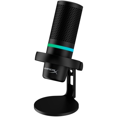 Мікрофон геймінговий HyperX DuoCast, Omni/Bi, USB-A, 2м, NGenuity, RGB, чорний (4P5E2AA) Мікрофон геймінговий HyperX DuoCast, Omni/Bi, USB-A, 2м, NGenuity, RGB, чорний (4P5E2AA)
