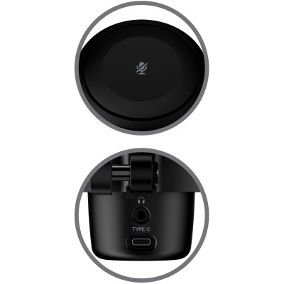 Мікрофон геймінговий HyperX DuoCast, Omni/Bi, USB-A, 2м, NGenuity, RGB, чорний (4P5E2AA) Мікрофон геймінговий HyperX DuoCast, Omni/Bi, USB-A, 2м, NGenuity, RGB, чорний (4P5E2AA)