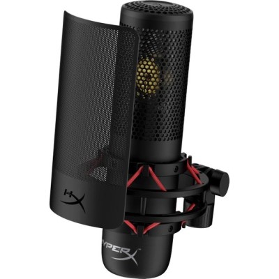 Мікрофон геймінговий HyperX ProCast, Bi, 3-pin XLR, no cable, з поп-фільтром, чорний (699Z0AA)
