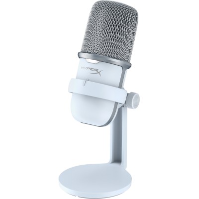 Мікрофон геймінговий HyperX SoloCast, Bi, USB-A, 2м, NGenuity, білий (519T2AA) Мікрофон геймінговий HyperX SoloCast, Bi, USB-A, 2м, NGenuity, білий (519T2AA)