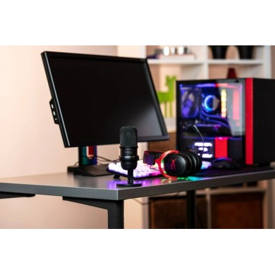 Мікрофон геймінговий HyperX SoloCast, Bi, USB-A, 2м, NGenuity, чорний (4P5P8AA) Мікрофон геймінговий HyperX SoloCast, Bi, USB-A, 2м, NGenuity, чорний (4P5P8AA)