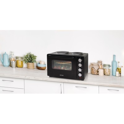 Міні піч Gorenje, 30л, 52x32х40.5см, 2 електричні конф., чорний (OM30GBX) Міні піч Gorenje, 30л, 52x32х40.5см, 2 електричні конф., чорний (OM30GBX)