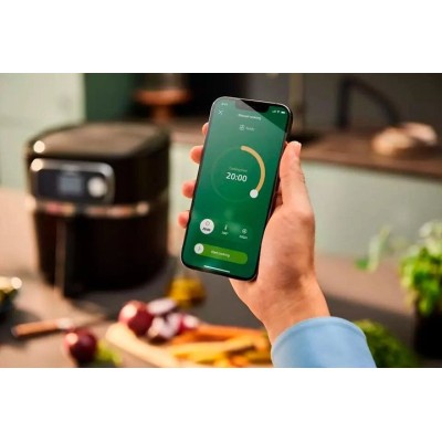 Мультипіч Philips Combi XXL Connected, 2200Вт, чаша-8.3л, сенсорне керув., пластик, чорний (HD9880/90)