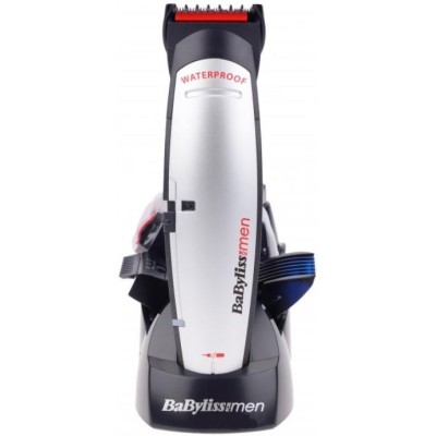 Набір для стрижки Babyliss, для голови, вусів, бороди,носа і тіла, мережа+акум., насадок-10, сріблястий (E837E) Набір для стрижки Babyliss, для голови, вусів, бороди,носа і тіла, мережа+акум., насадок-10, сріблястий (E837E)