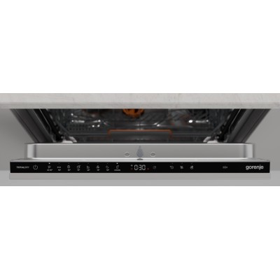 Посудомийна машина Gorenje вбудовувана, 16компл., A+++, 60см, інвертор,Wi-Fi, сенсорн.упр, 3и кошики, білий (GV673C65)