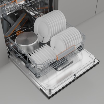 Посудомийна машина Gorenje вбудовувана, 16компл., A+++, 60см, інвертор,Wi-Fi, сенсорн.упр, 3и кошики, білий (GV673C65)