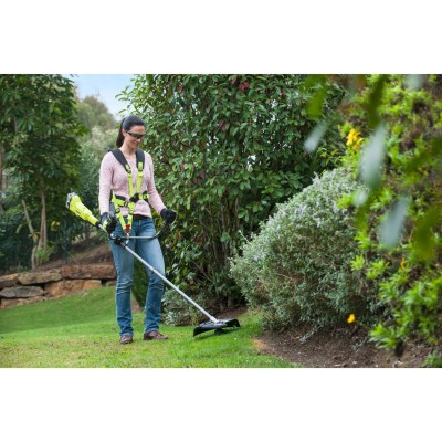 Тример садовий акумуляторний Ryobi ONE+ OBC1820B 18В 20см ніж/ліска 30см ергоремені Vertebrae 4.7кг без АКБ та ЗП Тример садовий акумуляторний Ryobi ONE+ OBC1820B 18В 20см ніж/ліска 30см ергоремені Vertebrae 4.7кг без АКБ та ЗП