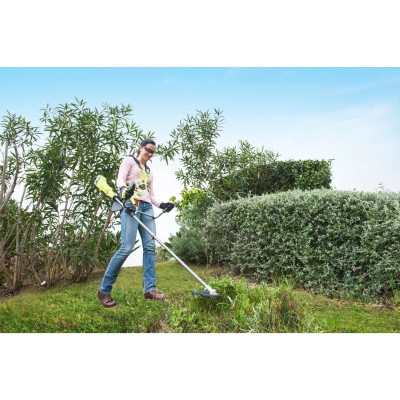 Тример садовий акумуляторний Ryobi ONE+ OBC1820B 18В 20см ніж/ліска 30см ергоремені Vertebrae 4.7кг без АКБ та ЗП Тример садовий акумуляторний Ryobi ONE+ OBC1820B 18В 20см ніж/ліска 30см ергоремені Vertebrae 4.7кг без АКБ та ЗП