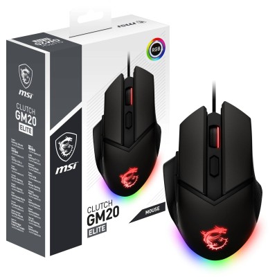 Mиша USB OPTICAL GAMING CLUTCH GM20 ELITE MSI