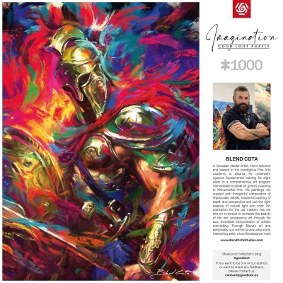 Пазл GoodLoot Imagination: Blend Cota The Illyrian Warrior 1000 ел. Пазл GoodLoot Imagination: Blend Cota The Illyrian Warrior 1000 ел.