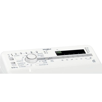 Пральна машина Whirlpool вертикальна, 5,5кг, 1000, A++, 60см, дисплей, білий (TDLR55020SUA) Пральна машина Whirlpool вертикальна, 5,5кг, 1000, A++, 60см, дисплей, білий (TDLR55020SUA)